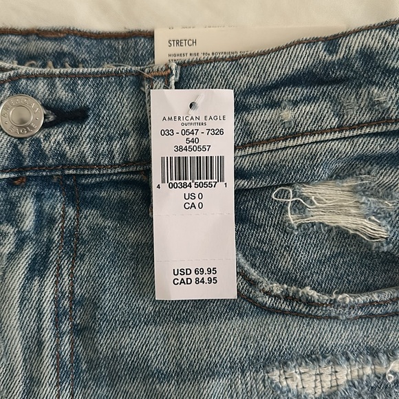 American Eagle Highest Rise '90s Boyfriend Short 0/25W - Picture 3 of 3